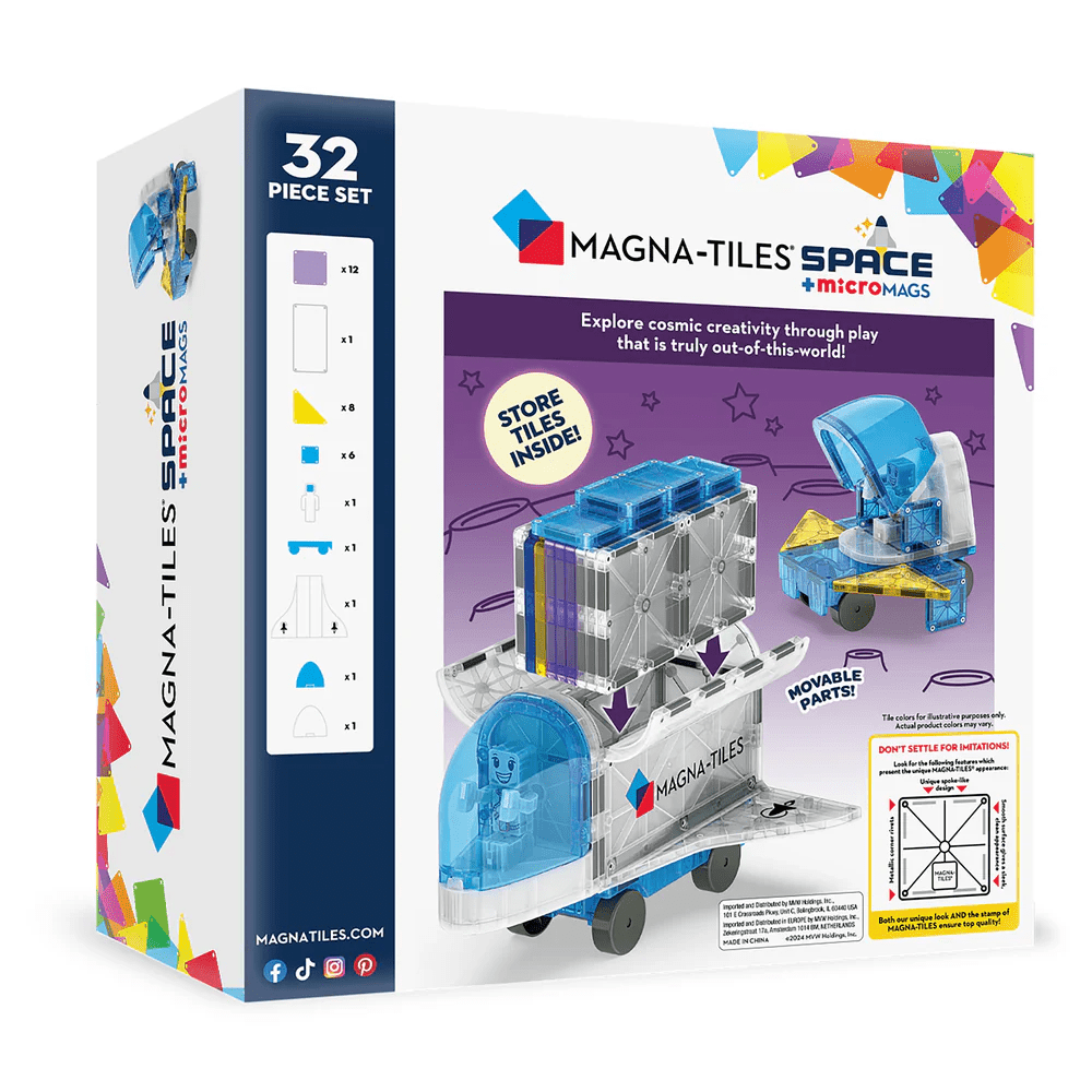 MAGNA TILES Space 32 piece set-Magnatiles-Tools 4 Teaching-Classroom Decor and More