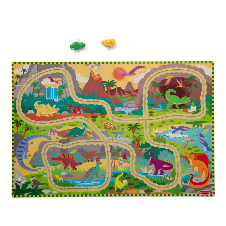 Dinosaur Chase Track Floor Puzzle