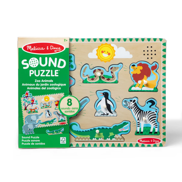 Zoo Animals Sound Puzzle - Tools 4 Teaching