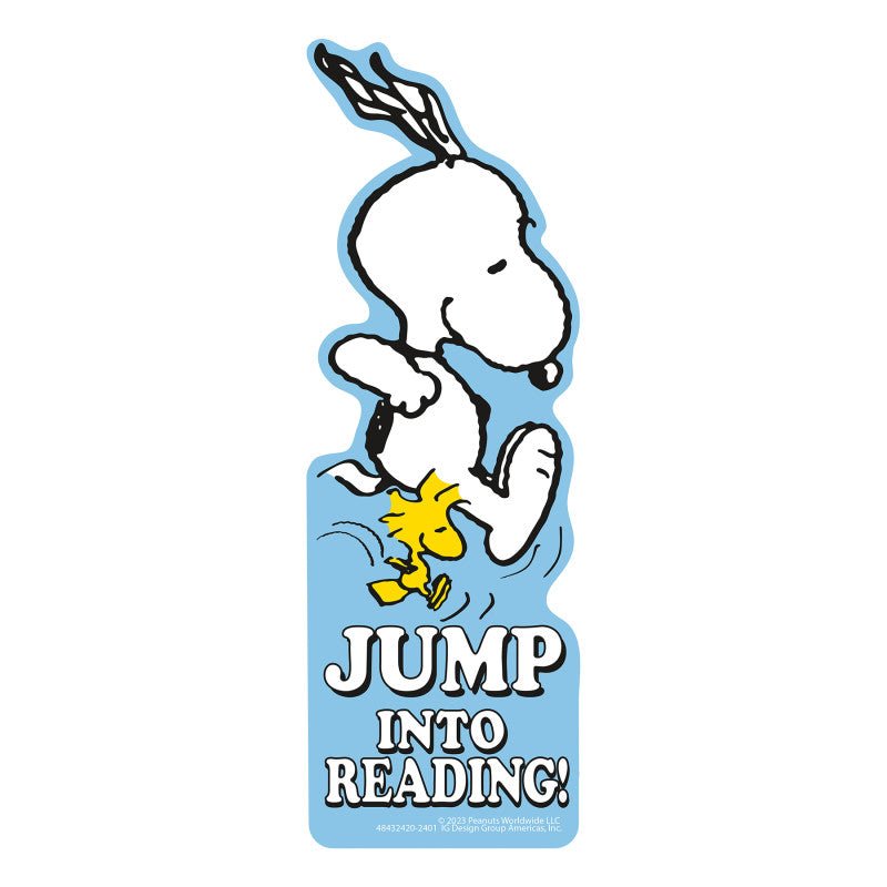 Peanuts Jump into Reading Bookmarks-Bookmarks-Tools 4 Teaching-Classroom Decor and More