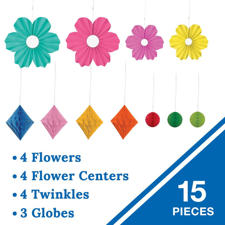 Retro Remix Flowers and Twinkles-Lanterns-Tools 4 Teaching-Classroom Decor and More
