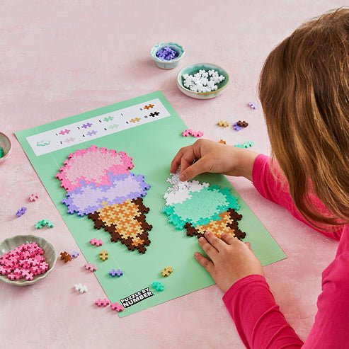 Puzzle By Number 250 pc Ice Cream Cones - Tools 4 Teaching