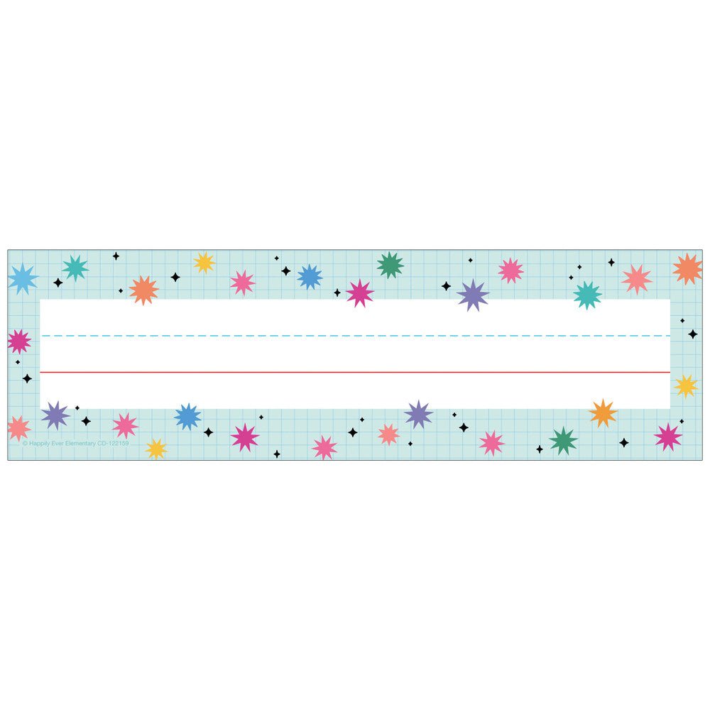 Retro Remix Nameplate-Nameplates & Name Tags-Tools 4 Teaching-Classroom Decor and More