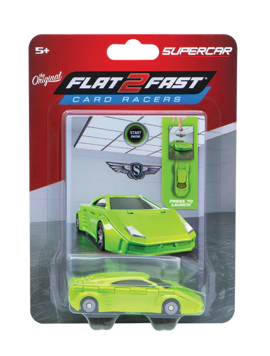 Flat 2 Fast Supercar: Nitro Green