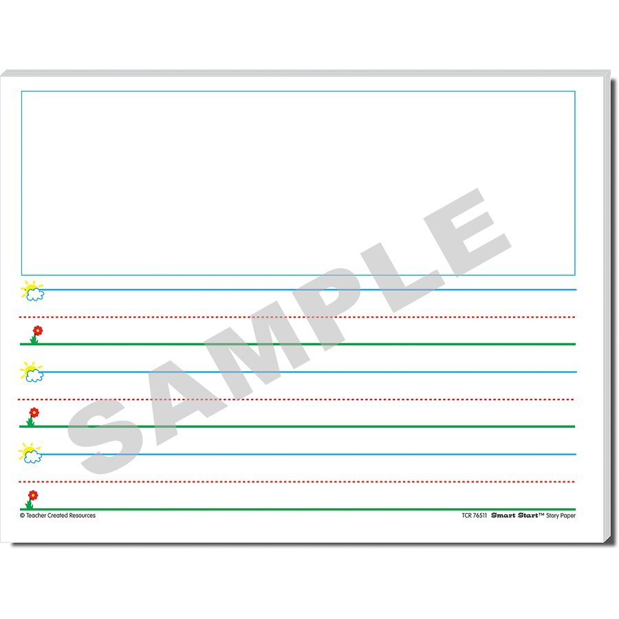 Smart Start K-1 Story Paper: 100 sheets - Tools 4 Teaching