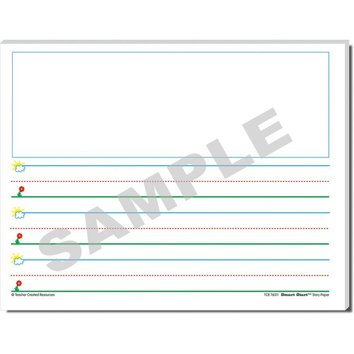 Smart Start K-1 Story Paper: 100 sheets - Tools 4 Teaching