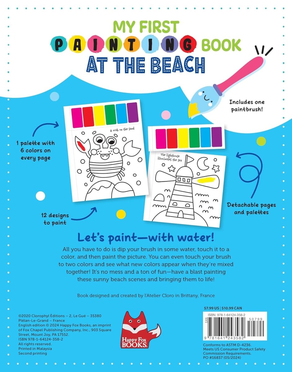 My First Painting Book At The Beach - Tools 4 Teaching