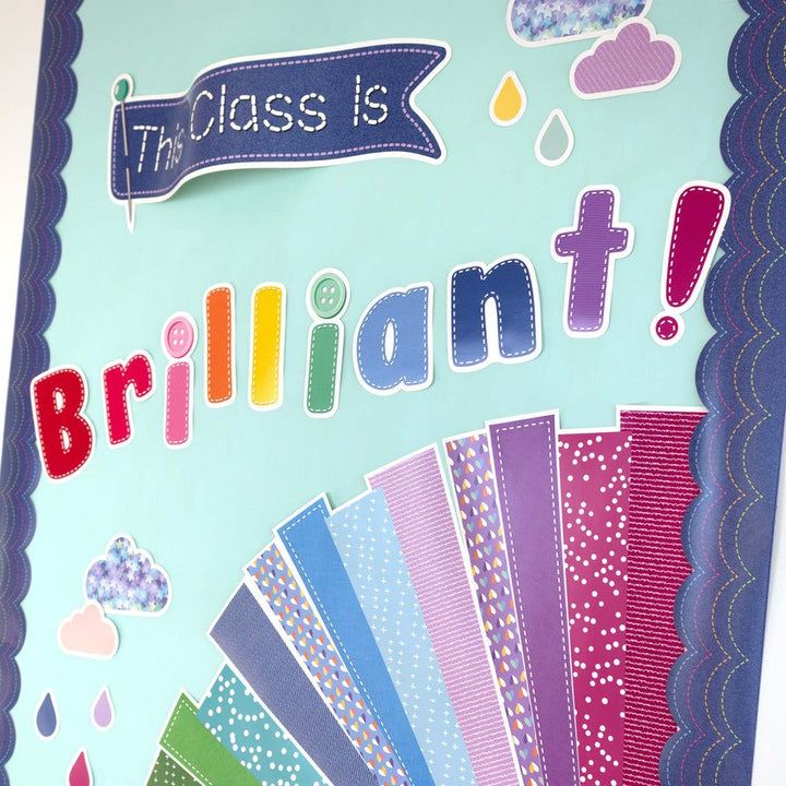Crafty Cool This Class is Brilliant Bulletin Board-Bulletin Board Sets-Tools 4 Teaching-Classroom Decor and More