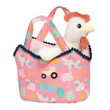 Farm Friends Sak W/Chicken-Stuffed Animals & Plush-Tools 4 Teaching-Classroom Decor and More