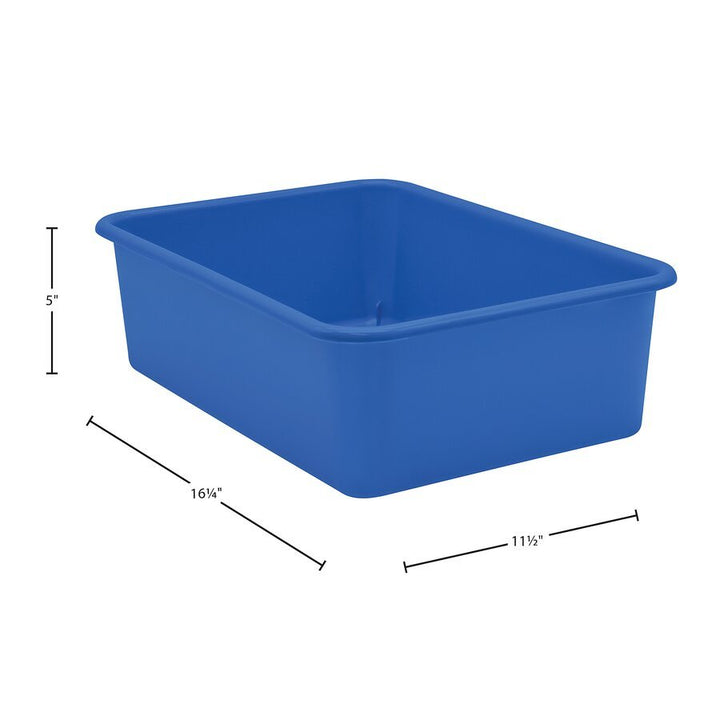 Large Plastic Storage Bin - Blue - Tools 4 Teaching