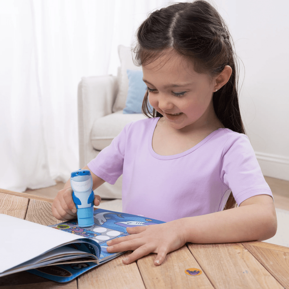 Sticker Wow! Activity Pad and Sticker Stamper Shark-Activity Pads-Tools 4 Teaching-Classroom Decor and More