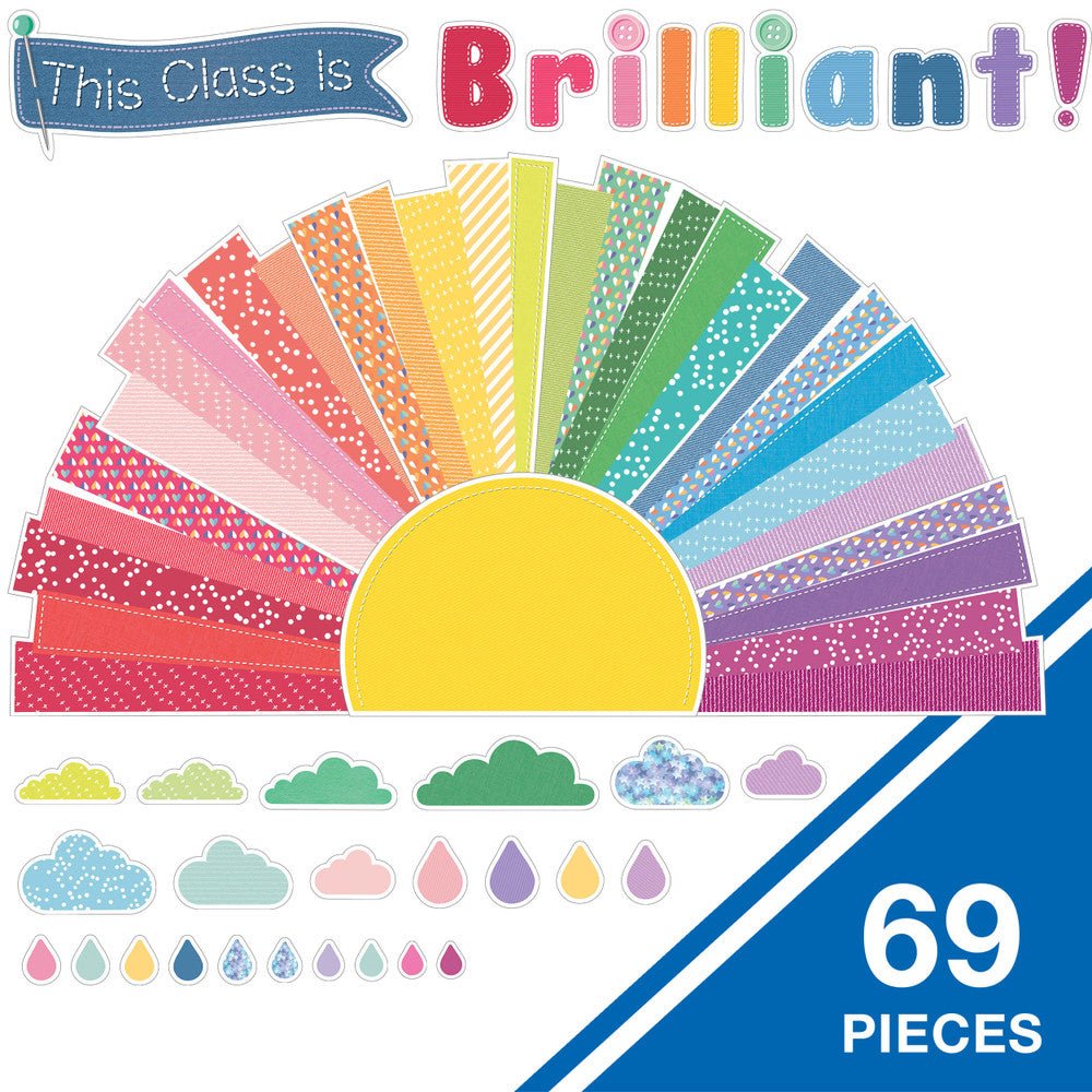 Crafty Cool This Class is Brilliant Bulletin Board-Bulletin Board Sets-Tools 4 Teaching-Classroom Decor and More