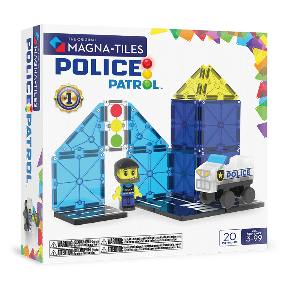 MagnaTiles- Police Patrol-Magnatiles-Tools 4 Teaching-Classroom Decor and More