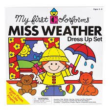 My First Colorforms Miss Weather-Craft Activity-Tools 4 Teaching-Classroom Decor and More