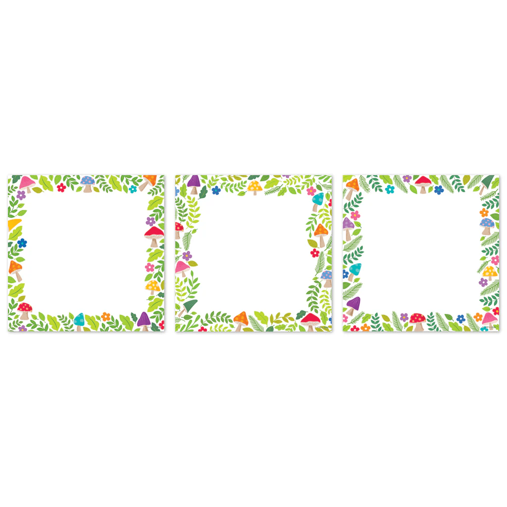 Mushroom medley Cards 6" Cut - Outs - Tools 4 Teaching