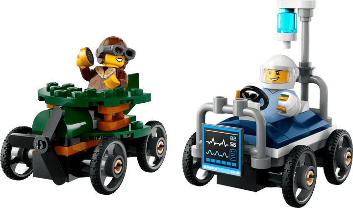 LEGO® City Airplane vs. Hospital Bed Race Car Pack - Tools 4 Teaching