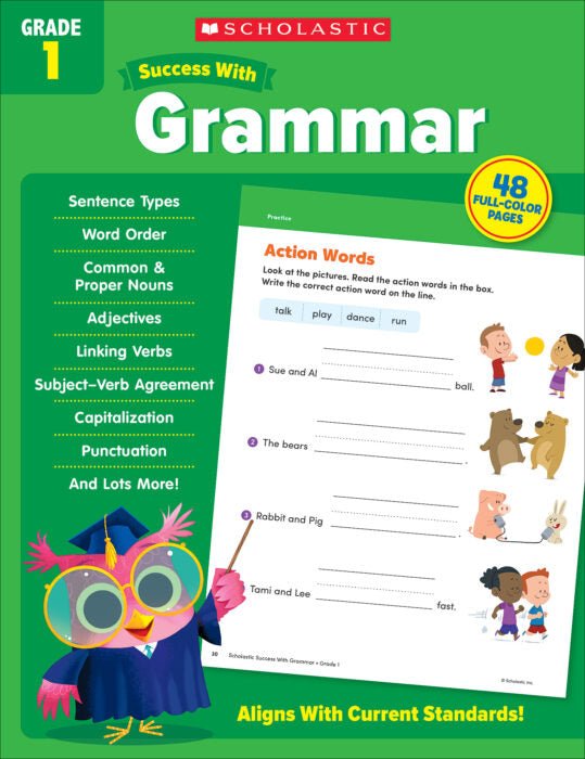 Scholastic Success With Grammar Grade 1-Subjects - Reading - Reading Books-Tools 4 Teaching-Classroom Decor and More