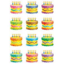 Birthday Cakes Mini Accents-Mini Accents-Tools 4 Teaching-Classroom Decor and More