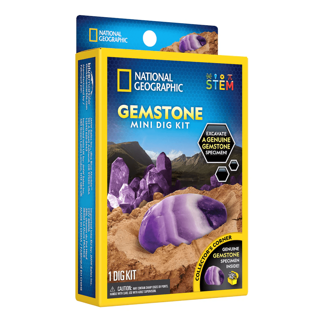 National Geographic Gemstone Mini Dig Kit-Science & STEM-Tools 4 Teaching-Classroom Decor and More
