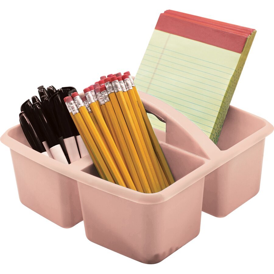 Plastic Storage Caddy - Blush - Tools 4 Teaching