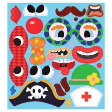 Silicone Sticker Book - Silly Faces-Subjects - Books - Activity Books-Tools 4 Teaching-Classroom Decor and More