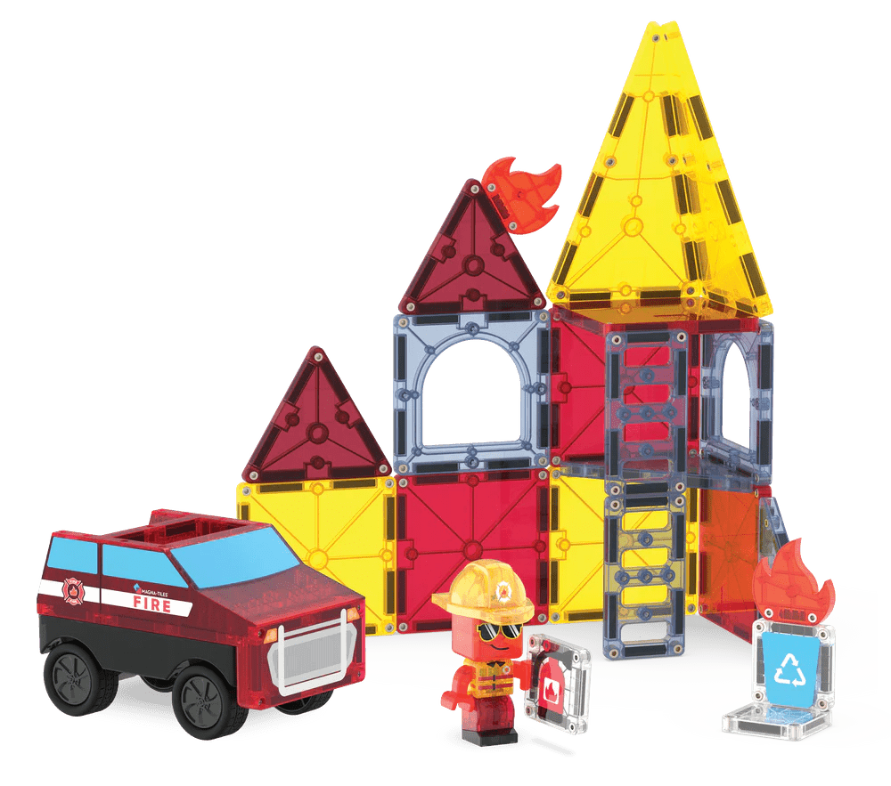 MagnaTiles- Fire Rescue-Magnatiles-Tools 4 Teaching-Classroom Decor and More