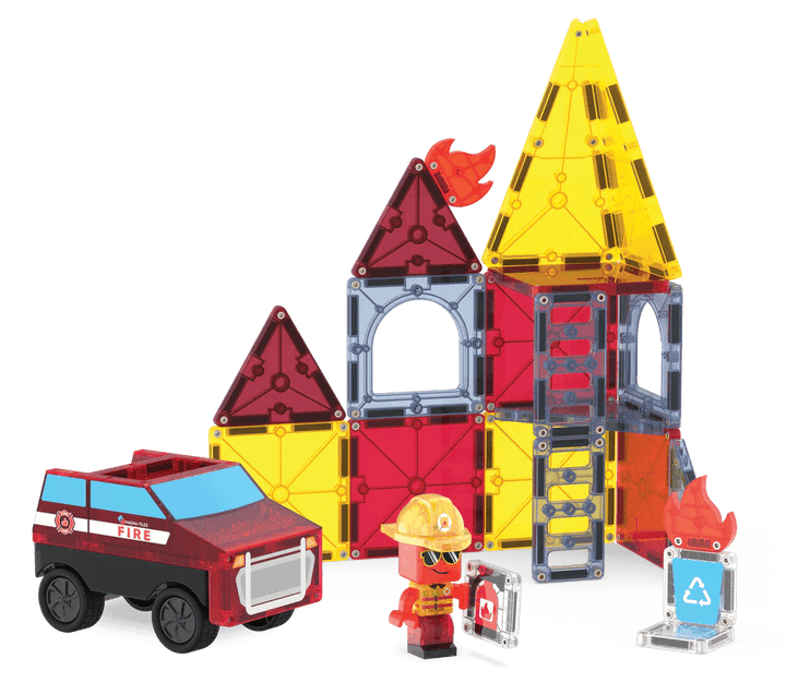 MagnaTiles- Fire Rescue-Magnatiles-Tools 4 Teaching-Classroom Decor and More