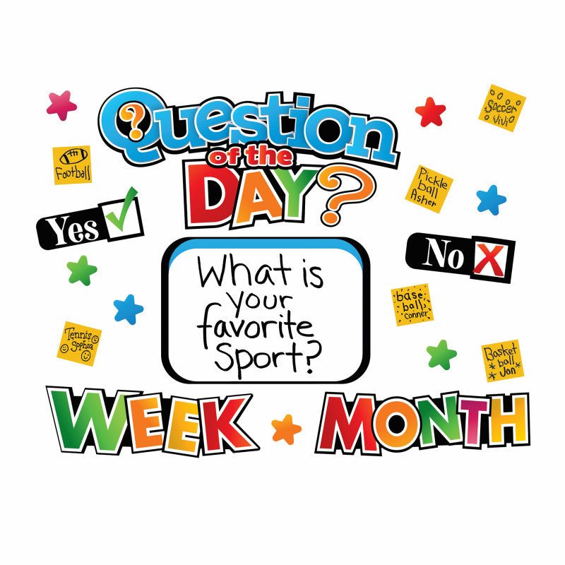 "Question of the..." Headliner-Bulletin Board Sets-Tools 4 Teaching-Classroom Decor and More