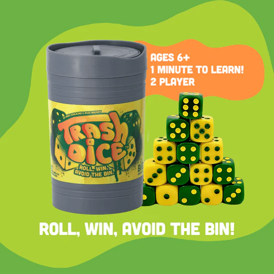 Trash Dice-Games-Tools 4 Teaching-Classroom Decor and More