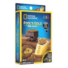 National Geographic Fool's Gold Mini Dig Kit-Science & STEM-Tools 4 Teaching-Classroom Decor and More