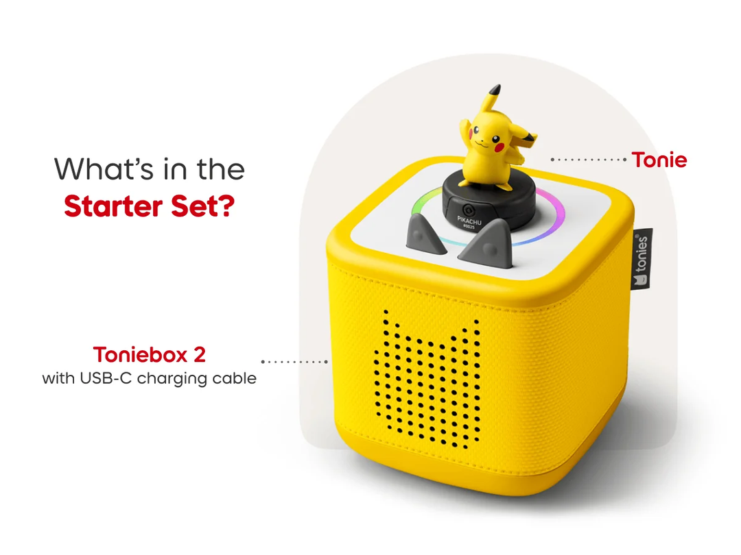 tonies® Pokémon Pikachu Toniebox 2 Starter Set - Lightning Yellow