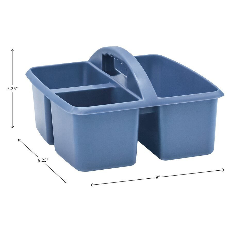 Plastic Storage Caddy - Slate Blue - Tools 4 Teaching