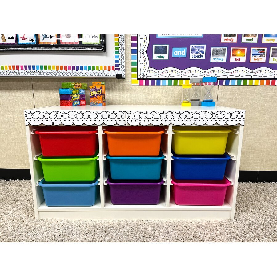 Small Plastic Storage Bin - Red - Tools 4 Teaching