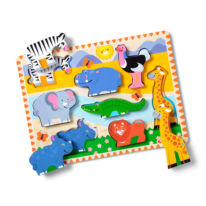 Safari Animals Chunky Puzzle - Tools 4 Teaching