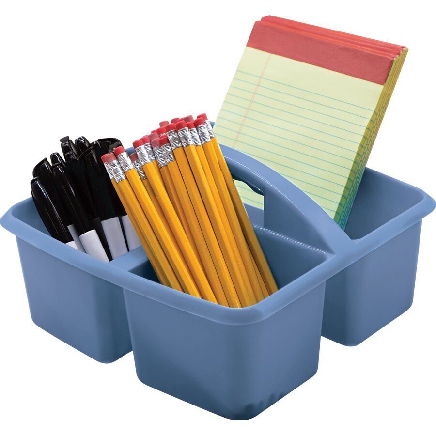 Plastic Storage Caddy - Slate Blue - Tools 4 Teaching