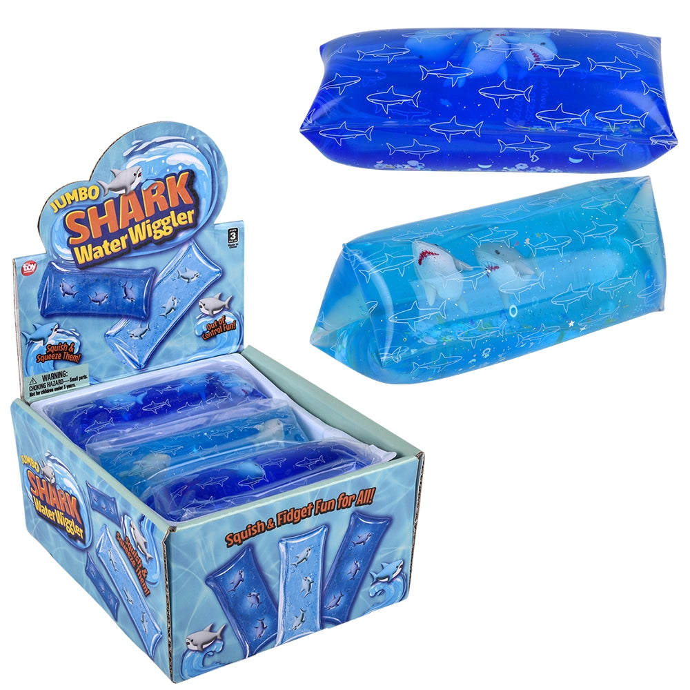 5" Jumbo Shark Water Wigglers (Assorted/ 1 Unit Per Sale)