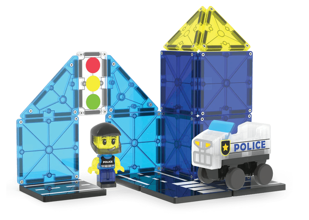 MagnaTiles- Police Patrol-Magnatiles-Tools 4 Teaching-Classroom Decor and More