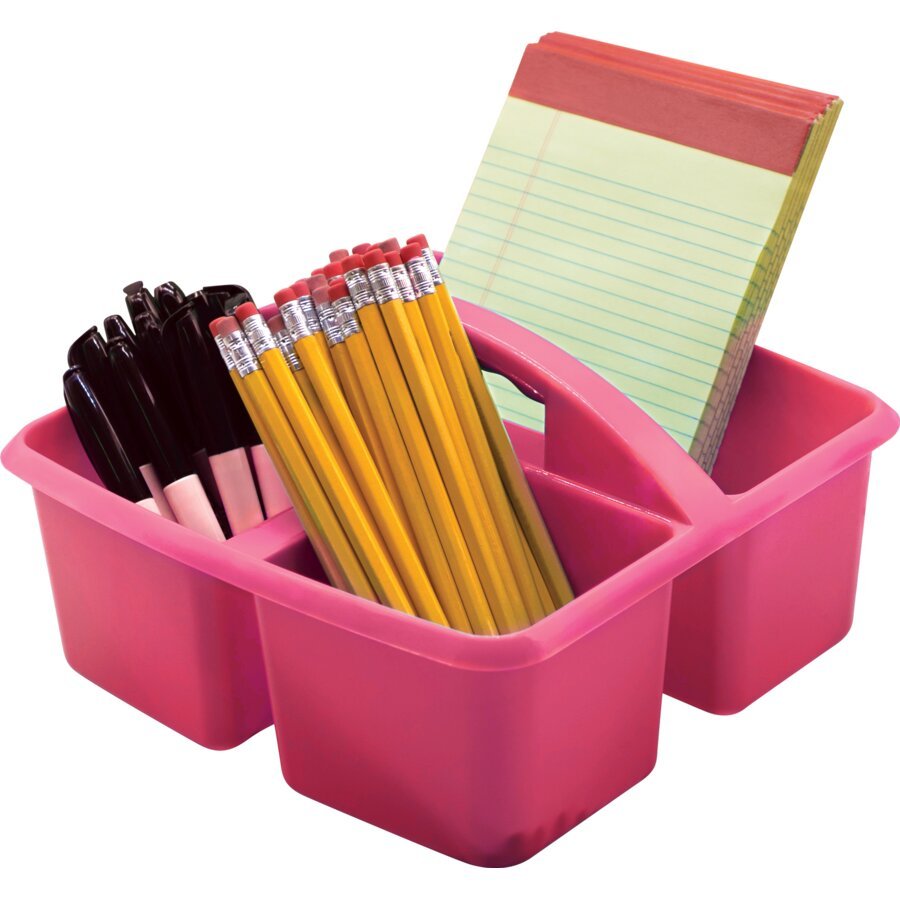 Plastic Storage Caddy - Pink - Tools 4 Teaching