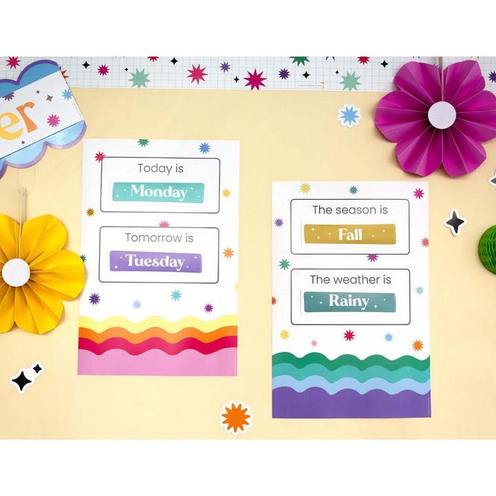 Retro Remix Decor Calendar-Calendars-Tools 4 Teaching-Classroom Decor and More