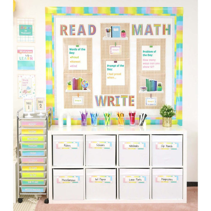 *Creatively Inspired Subject Pegboards Bulletin Board Set-Bulletin Board Sets-Tools 4 Teaching-Classroom Decor and More
