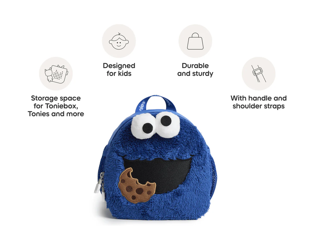 tonies® Toniebox Sesame Street Cookie Monster Backpack