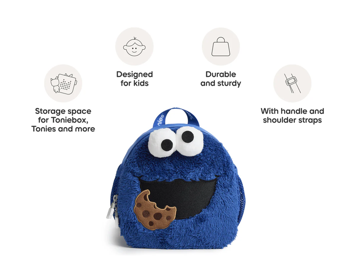 tonies® Toniebox Sesame Street Cookie Monster Backpack