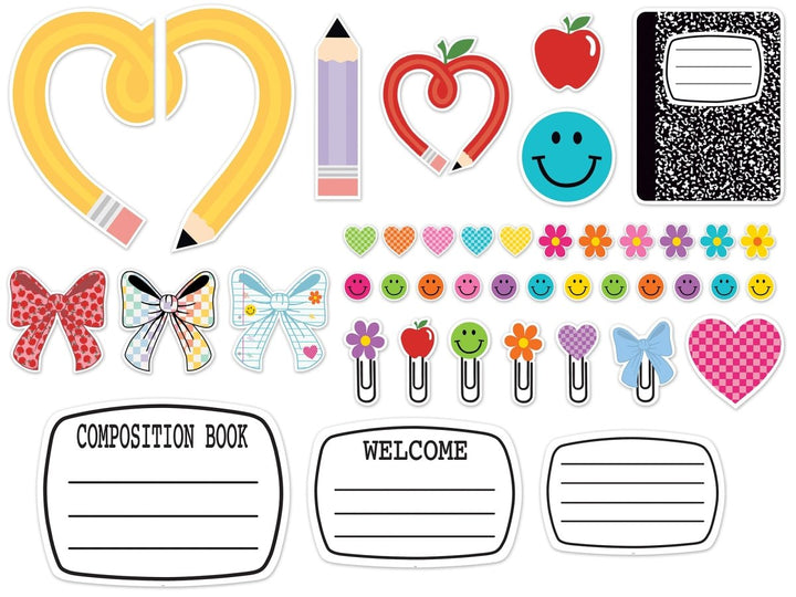 Cool for School Big and Bold Bulletin Board Set - Tools 4 Teaching