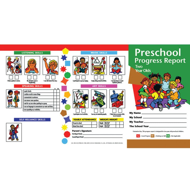 Progress Reports Two Year Olds-Classroom Essentials-Tools 4 Teaching-Classroom Decor and More