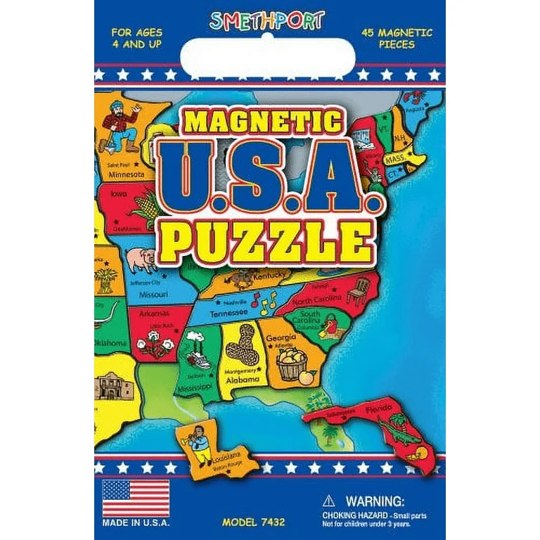 Magnetic USA Puzzle-Tools 4 Teaching-Classroom Decor and More