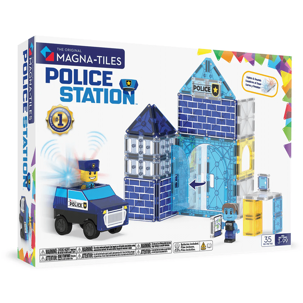 Magnatiles- Police Station-Magnatiles-Tools 4 Teaching-Classroom Decor and More