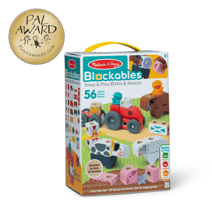 Blockables™ Farm Play Set-Building-Tools 4 Teaching-Classroom Decor and More