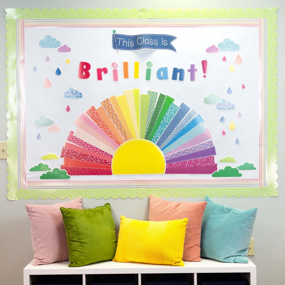 Crafty Cool This Class is Brilliant Bulletin Board-Bulletin Board Sets-Tools 4 Teaching-Classroom Decor and More
