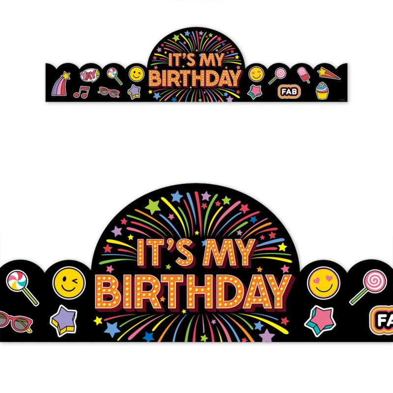 Core Decor Happy Birthday Crowns-Birthday-Tools 4 Teaching-Classroom Decor and More