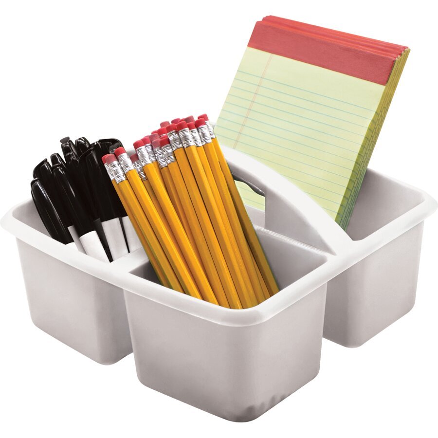 Plastic Storage Caddy - White - Tools 4 Teaching